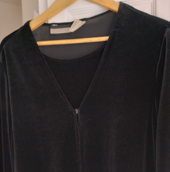 Notation Velvet Cardigan - Picture 2 of 11